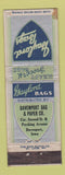 Matchbook Cover - Gaylord Bags Grocery Davenport IA WEAR