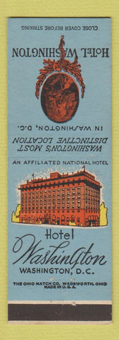 Matchbook Cover - Hotel Washington DC