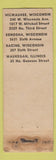 Matchbook Cover - Lawton's Clothes Milwaukee WI WEAR