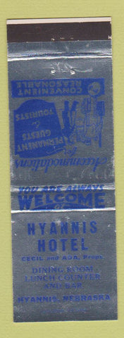 Matchbook Cover - Hyannis Hotel NE
