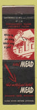 Matchbook Cover - Mead Hotel Wisconsin Rapids WI