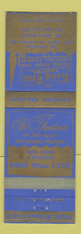 Matchbook Cover - King Bros Motel St Louis MO Route 66 WEAR