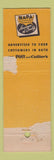 Matchbook Cover - NAPA Auto Parts Mendenhall's Brigham City UT WEAR