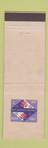 Matchbook Cover - Easter Seals Stamp 1957
