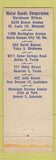 Matchbook Cover - Metal Goods Corp St Louis MO Kansas City Tulsa