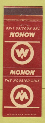 Matchbook Cover - Monon Hoosier Line Railroad