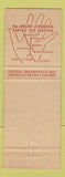 Matchbook Cover - Monon Hoosier Line Railroad