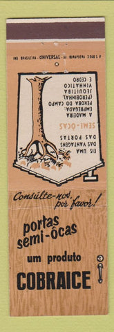 Matchbook Cover - Doors Sao Paulo Brazil