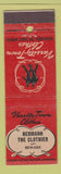 Matchbook Cover - Varisty Town Clothes Hermann Newark NJ
