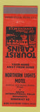 Matchbook Cover - Northern Lights Motel International Falls MN