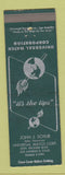 Matchbook Cover - Universal Match Corp John Schur Los Angeles CA