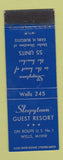 Matchbook Cover - Sleepytown Guest Resort Wells ME WEAR