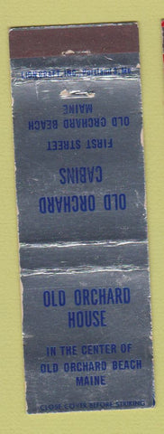 Matchbook Cover - Old Orchard House Old Orchard Beach ME WORN