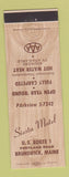 Matchbook Cover - Siesta Motel Brunswick ME