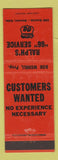 Matchbook Cover - Ralph's Phillips 66 oil gas Denver Colorado Bob Wehrli