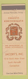 Matchbook Cover - Kuppenheimer Men's Clothes Jacoby's South Norwalk CT