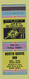 Matchbook Cover - North Grove Inn Caro MI