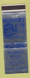 Matchbook Cover - Hyannis Hotel Hyannis NE