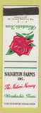 Matchbook Cover - Naughton Farms Nursery Waxahachie TX rose