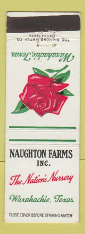 Matchbook Cover - Naughton Farms Nursery Waxahachie TX rose