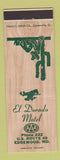 Matchbook Cover - El Dorado Motel Edgewood MD