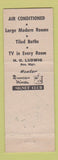 Matchbook Cover - El Dorado Motel Edgewood MD