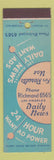 Matchbook Cover - Los Angeles CA Daily News newspaper