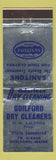 Matchbook Cover - Guilford Dry Cleaners Guilford ME WEAR
