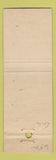 Matchbook Cover - Page's Marble Granite Memorials Damariscotta ME