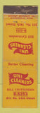 Matchbook Cover - Uni Cleaners WORN