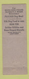 Matchbook Cover - Valley Feed and Supply Spring Valley NY Chow Dog