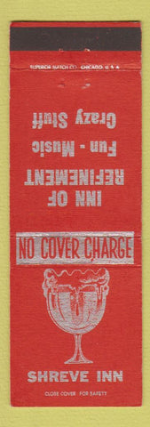Matchbook Cover - Shreve Inn OH