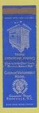 Matchbook Cover - George Vanderbilt Hotel Asheville NC