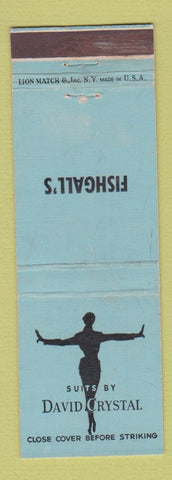 Matchbook Cover - Suits by David Crystal Fishgall's WEAR