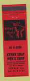 Matchbook Cover - Kenny Shay Men's Clothes