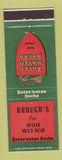 Matchbook Cover - Inter Woven Socks Brough's Men's Clothes