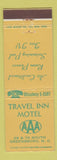 Matchbook Cover - Travel Inn Motel Greensboro NC