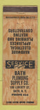 Matchbook Cover - Bath Plumbing Supply Bath NY