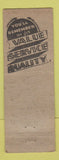 Matchbook Cover - Bath Plumbing Supply Bath NY