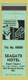 Matchbook Cover - Seagate Hotel Old Orchard Beach ME