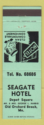 Matchbook Cover - Seagate Hotel Old Orchard Beach ME