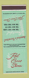 Matchbook Cover - Red Cross Shoes Miller's Columbia MO