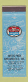 Matchbook Cover - Myers Park Hardware Charlotte NC