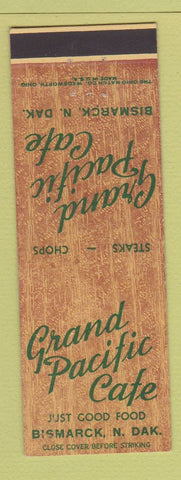Matchbook Cover - Grand Pacific Cafe Bismarck ND