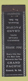Matchbook Cover - Grand Pacific Cafe Bismarck ND WEAR