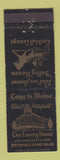 Matchbook Cover - Lancey House Pittsfield MA