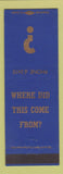 Matchbook Cover - Triangle Cleaners Juneau AK