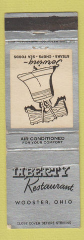 Matchbook Cover - Liberty Restaurant Wooster OH