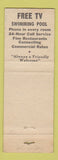 Matchbook Cover - Royal Motel Dayton OH Plaza Motel