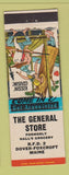 Matchbook Cover - The General Store Dover Foxcroft ME hillbilly